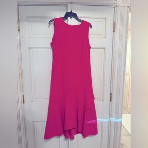Bright Pink Sleeveless Calvin Klein Dress